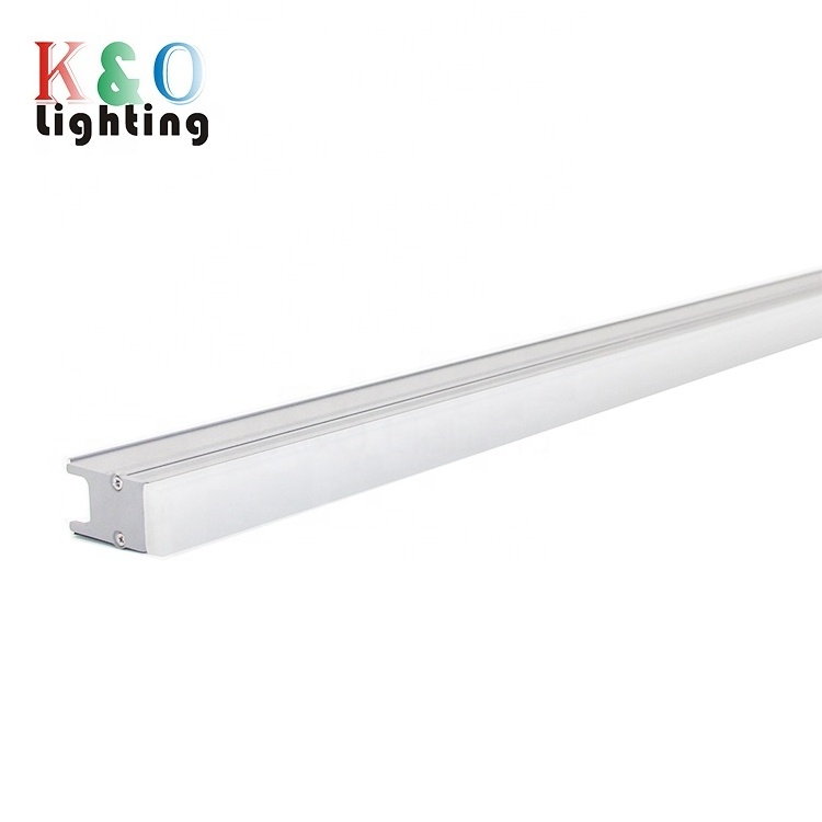 Exterior Wall Thin RGB Facade Lighting led linear tube light ip65 for Hotel Landscape