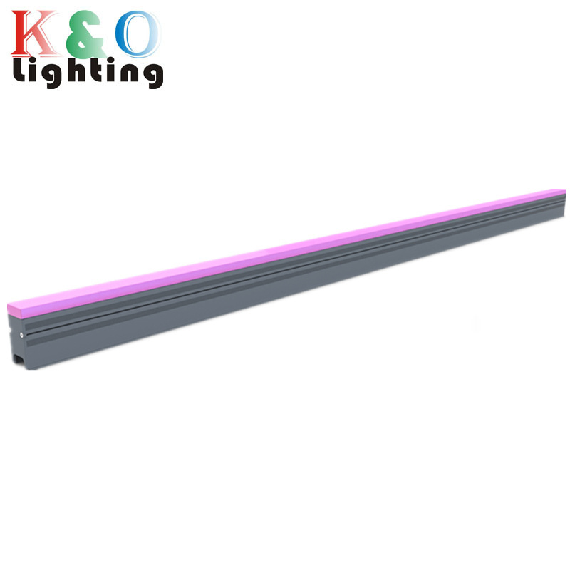 Surface Mounted Track DMX Acrylic Linear LED Light Linkable Slim Linear LED Tube Light For Hotel