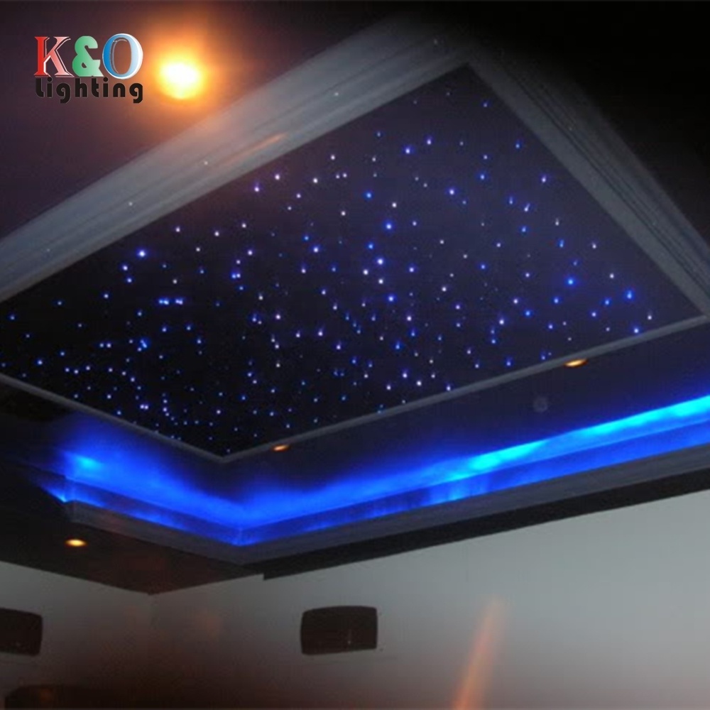 Sauna Star Ceiling LED Fiber Optic Kits 48W LED DMX RGBW Light