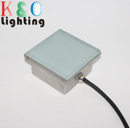 Outdoor IP68 3W 12V 24V warm white brick lights led tile paver light