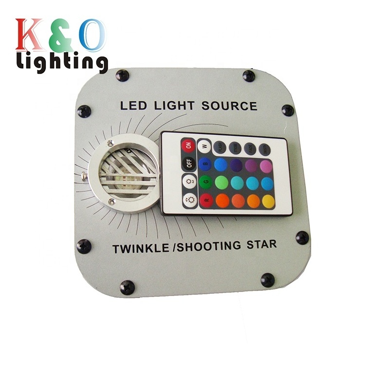 Star ceiling 27W Power Twinkle Shooting Star RGB Fiber Optic Lamp