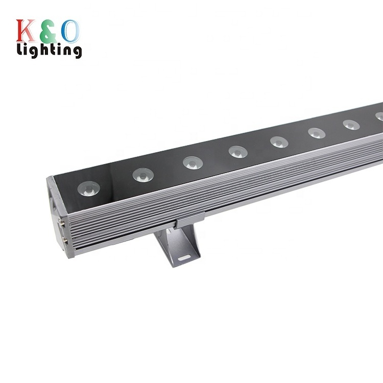 Aluminum Wall Washer Linear Light 24W 36W IP66 Waterproof Single Color Led Wall Washer