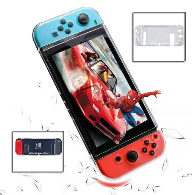 Case Compatible with Nintendo Switch Dockable Soft TPU Protective Case Cover for Nintendo Switch Game Console