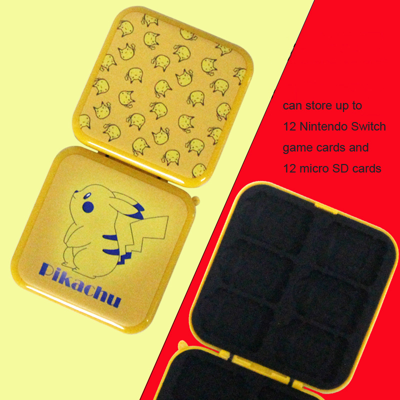 Custom Water Resistant Anti-Scratch Carrying Storage Box for Nintendo Switch Mario Game Cards Storage Case for Switch