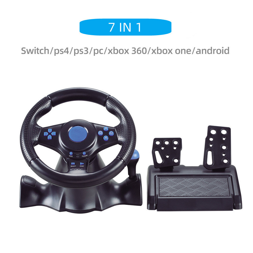 7in1 driving Steering wheel gaming For PC/Mobile/Xbox One/360/PS2/PS3/PS4/PS5 racing Game wheel steering