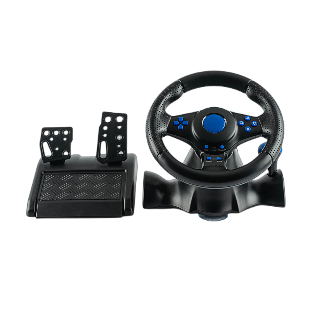 Black 7 in 1 Racing Steering Wheel Compatible With Switch/Xbox 360/Xbox one/PC/PS4/PS3/Android