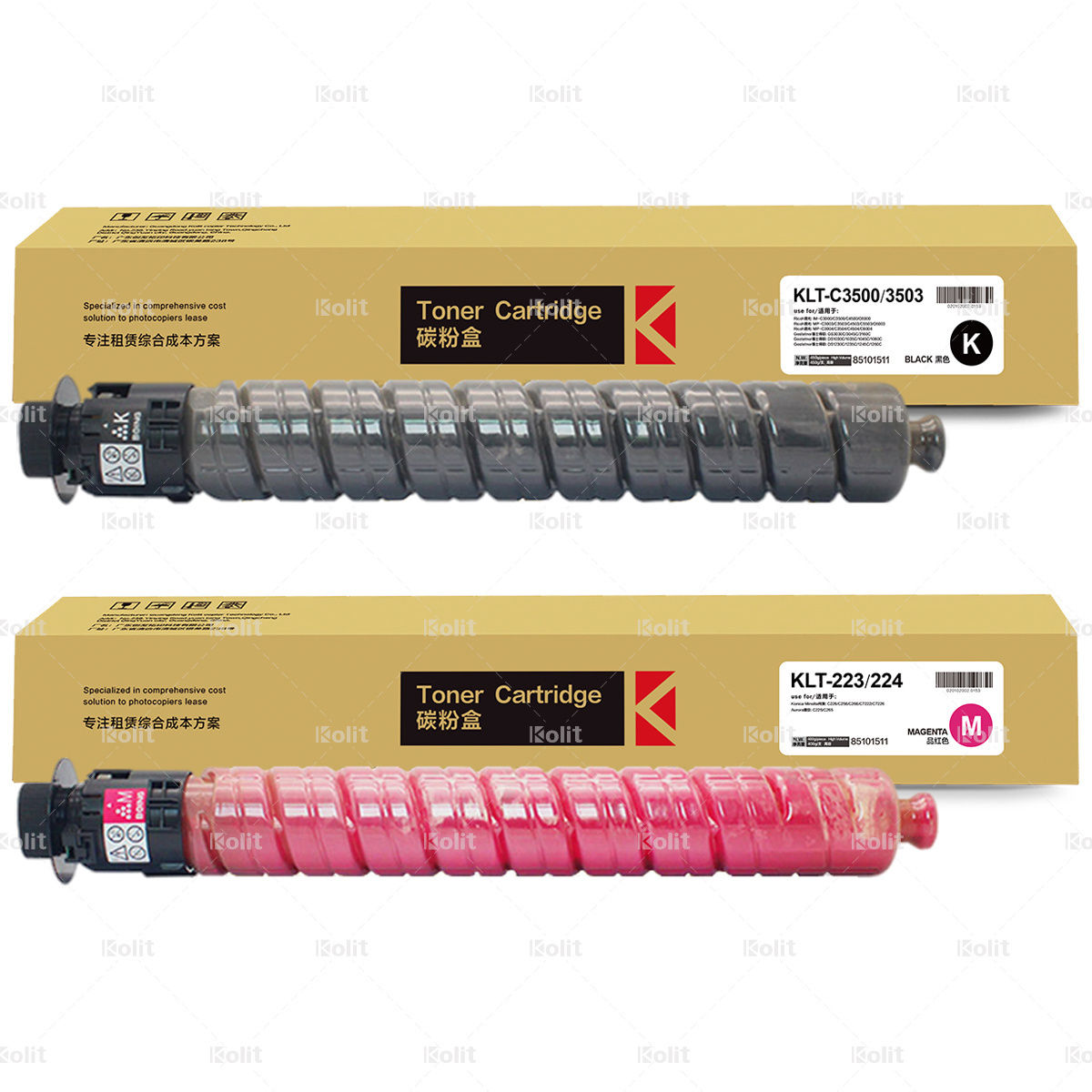 Kolit Premium quality toner cartridge IMC3000 universal toner cartridges For Ricoh MPC3003 C3503 C3504 Photocopier Toner