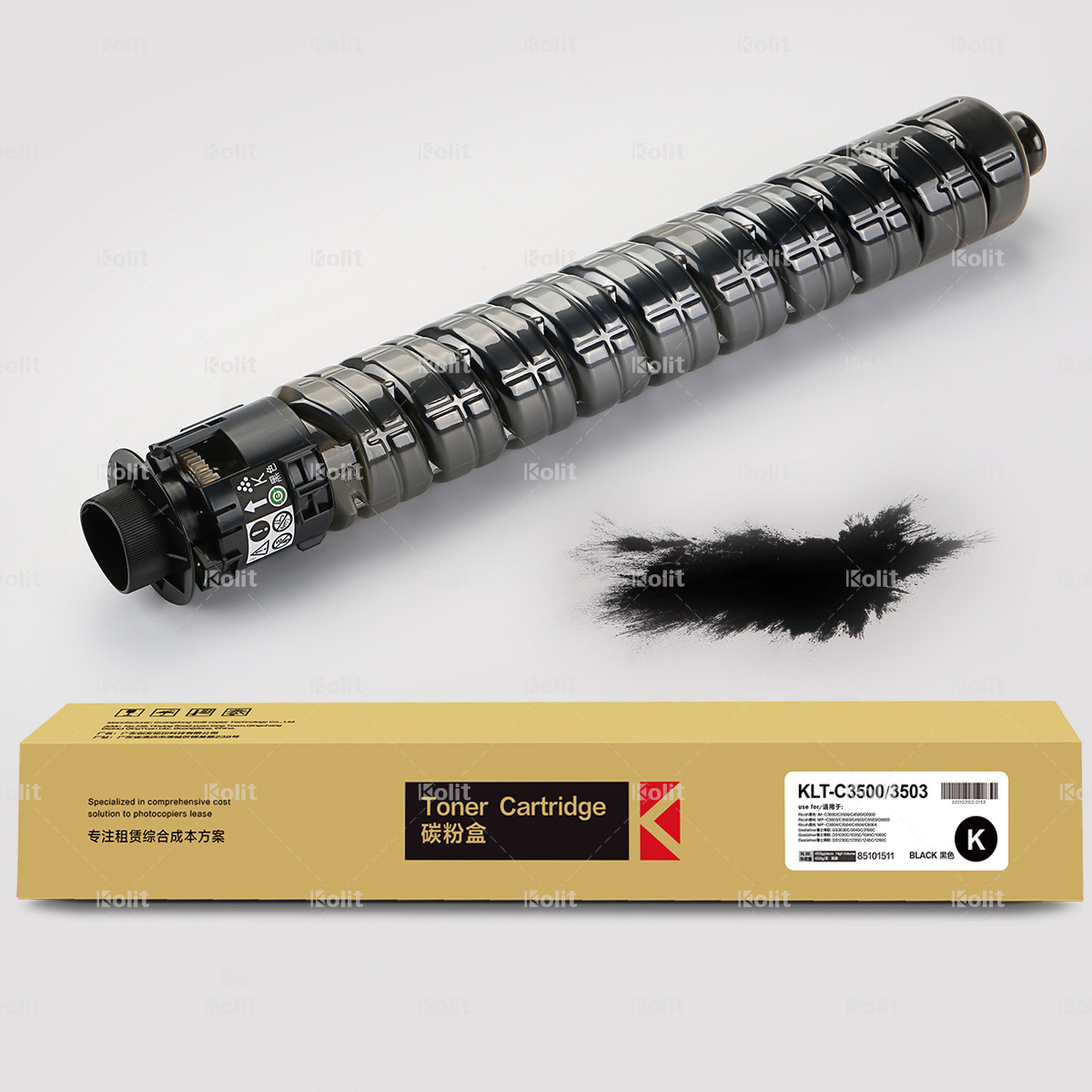 Kolit Original Factory Sale Photocopier OEM Toner IMC3500 Toner Cartridge for Ricoh IMC3500 C3503 C3504