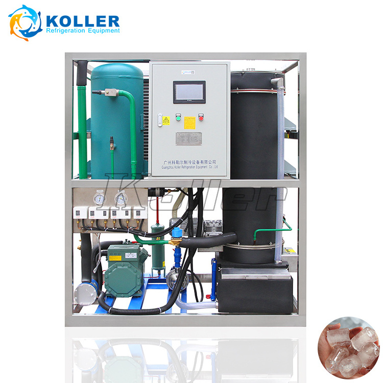 low power consumption Tube Ice making Machine 1ton/day TV10 Koller tube ice maker machine