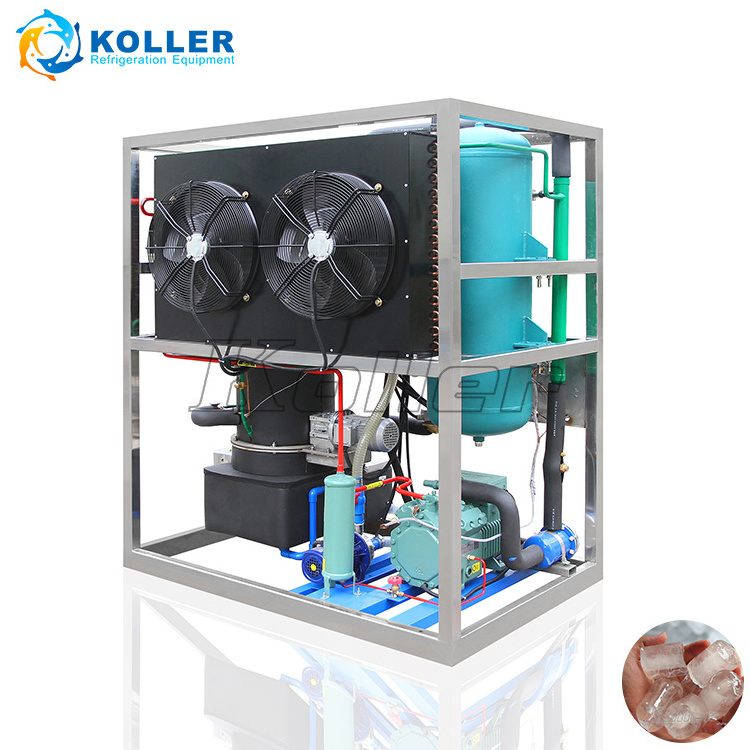 low power consumption Tube Ice making Machine 1ton/day TV10 Koller tube ice maker machine