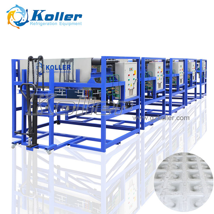 Koller DK10 Energy Labor Saving Automatic Direct Cooling Ice Block Machine for Faster Clean Fishery Drinkable Ice Block