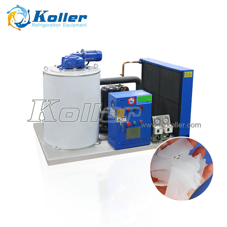 Industrial 5000KG 20t 25t 30t Ice Machine Used In Fruit And Vegetable Preservation, Concrete Cooling Scale Flake Ice Machine