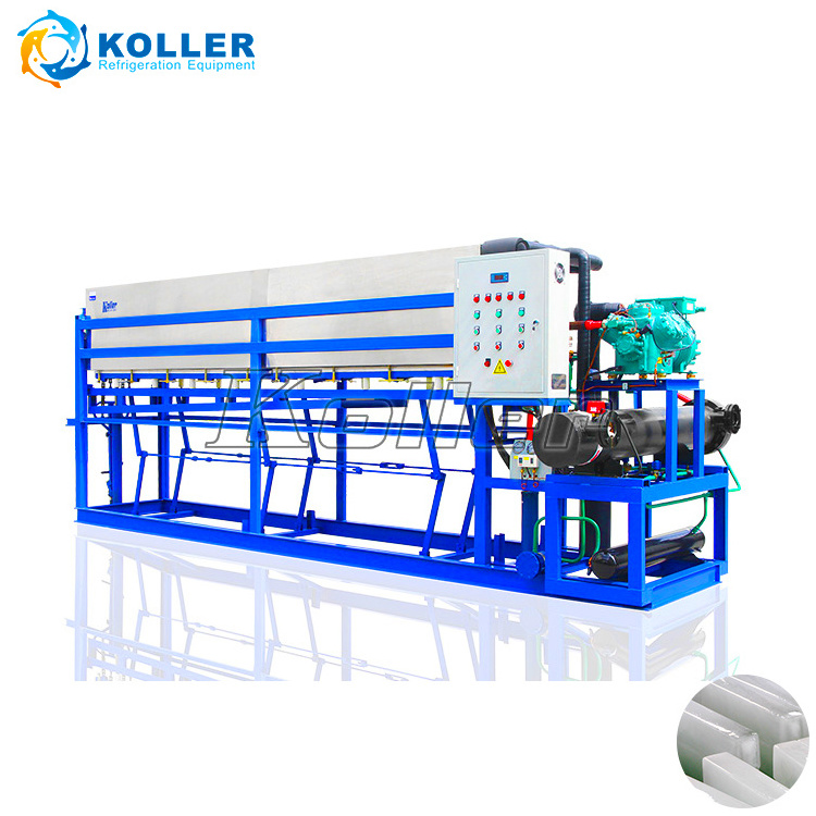 5 tons/day Directly Evaporated Ice Block Making Machine with Aluminum Plate Ice Moulds