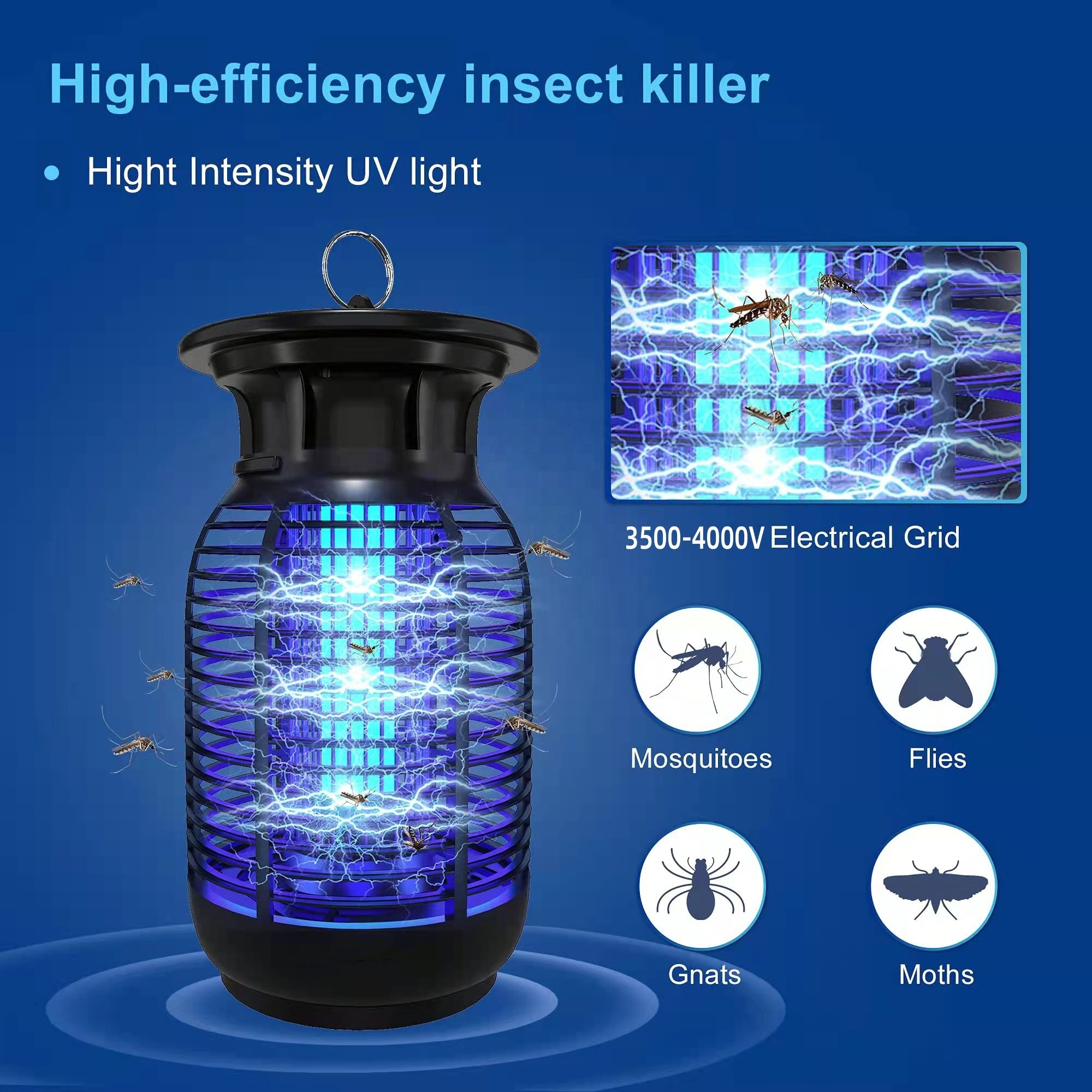 Professional fashion custom wholesale Indoor and outdoor electronic mosquito killers mosquito lamps insect killer Bug zapper