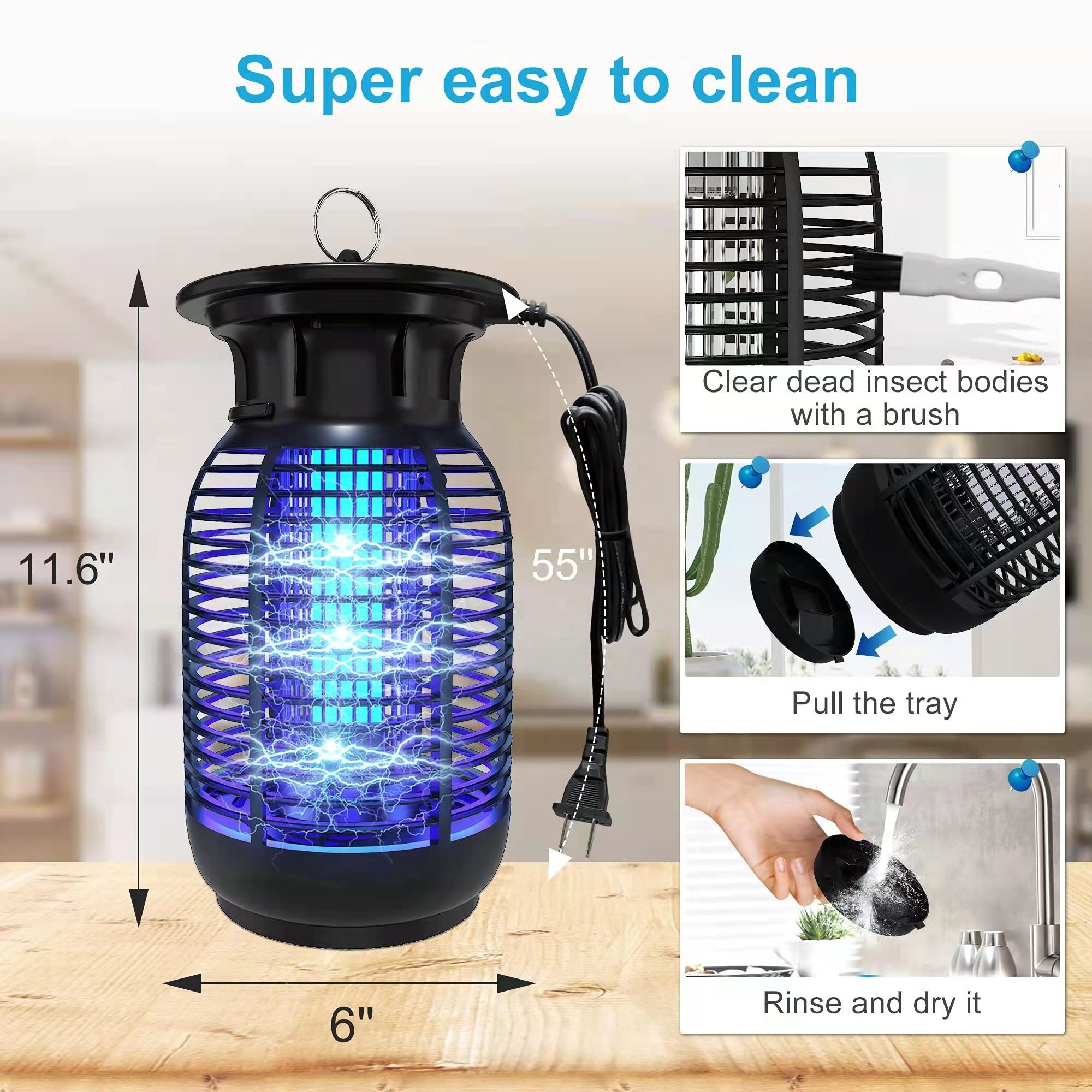 Professional fashion custom wholesale Indoor and outdoor electronic mosquito killers mosquito lamps insect killer Bug zapper