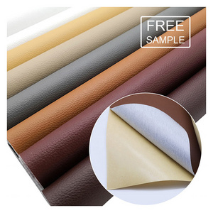 High Quality Custom Leather Upholstery Fabrics Self Adhesive Leather PVC Sofa Leather Stickers For Furniture Repair