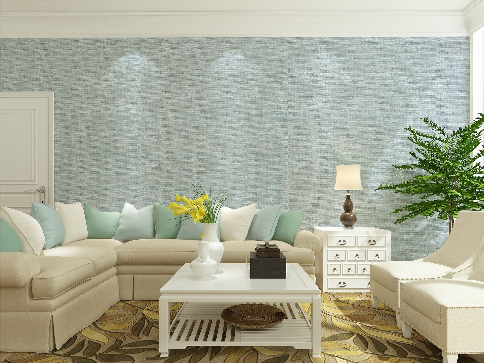 Wholesale Deluxe European Design Vinyl Wallcovering Textured Home Wall Decorative PVC Wallpaper For Living Room, Hotel