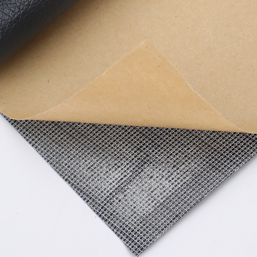 Custom Upholstery Leather Fabrics Self Adhesive Leather PVC Sofa Leather Stickers For Furniture Repair