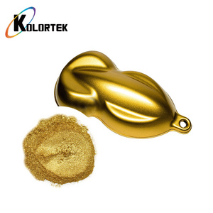 Kolortek Luxury Gold Metallic Pigment Powder Aluminum Pigment Pearl Paint For Car