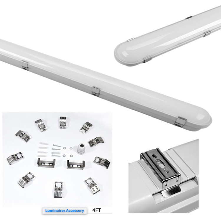 5 Years Warranty LED Tr-proof Light U L DLC IP65 LED 4 Foot Vapor tight Light 4ft 40W 5600LM LED Vapour Proof Light Fixture