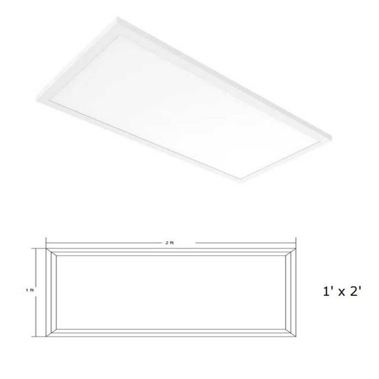 Fast Delivery ETL Certificate Anti-Glare PVC Finish 100-277VAC 3CCT 3Watt Adjustable Ceiling LED Panel Light Fixture