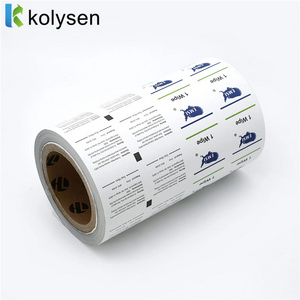 Custom Printed Aluminum foil paper film for medical sterile alcohol swab alcohol prep pad packing packaging materials