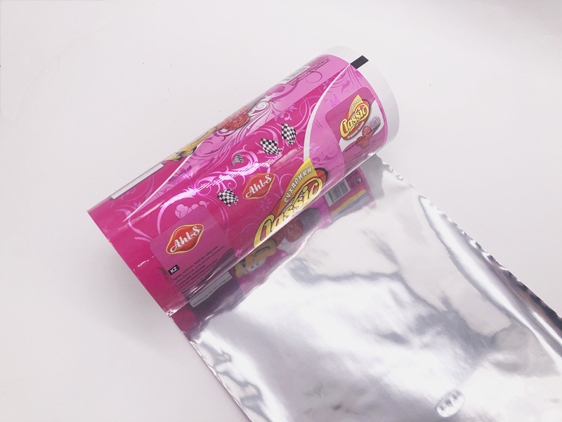 Custom Printed Moisture Proof Laminated BOPP/VMCPP/OPP Sachet Packaging Roll Film for Biscuit Potato Chips Cookie Snack