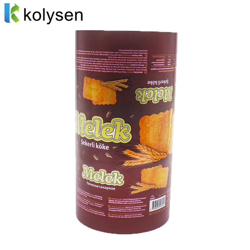 High quality plastic foil laminated flexible food packaging film food grade plastic film with custom printing