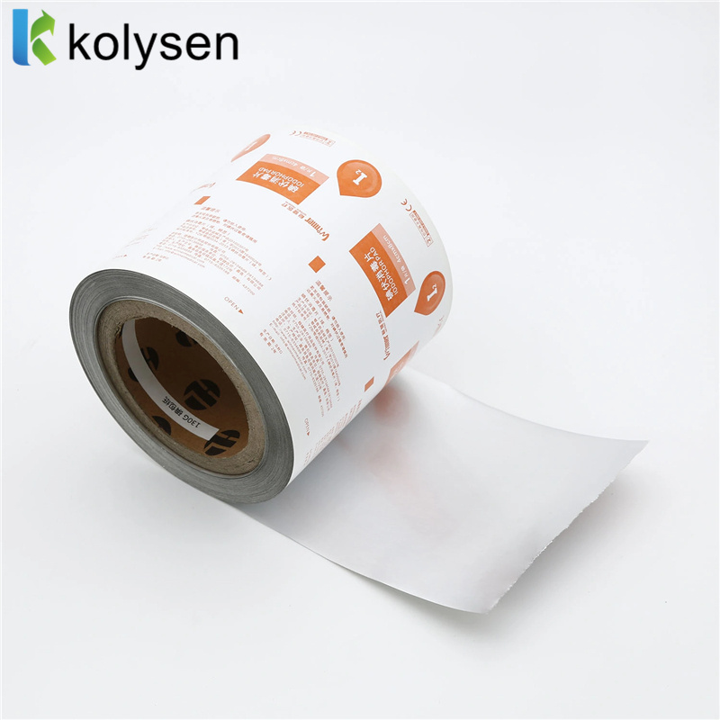 Custom Printed Aluminum foil paper film for medical sterile alcohol swab alcohol prep pad packing packaging materials