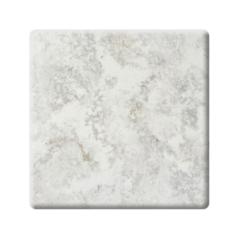 Modern bathroom vanity tops kitchen countertop artificial marble stone big slab pure white  acrylic solid surface sheet