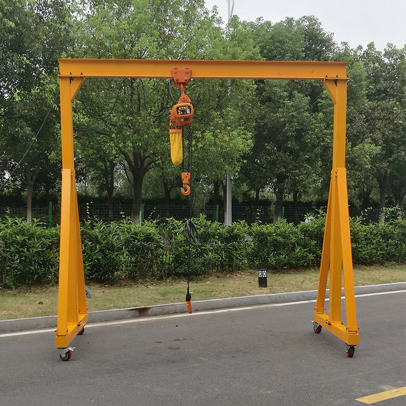 Warehouse adjustable portable mobile gantry crane 1 ton 2 ton 3 ton 5 ton 10 ton