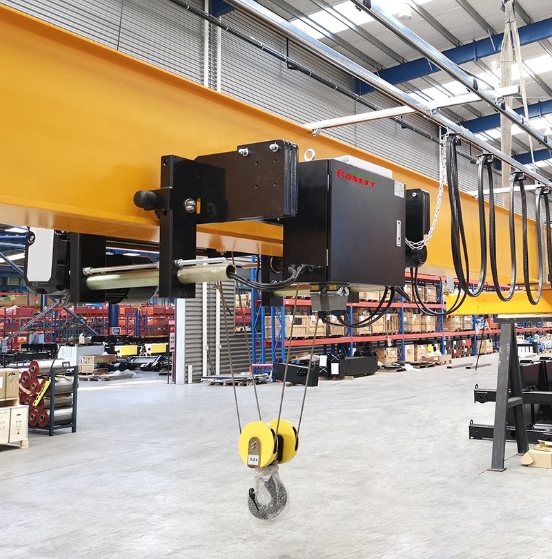 KOMAY Workshop Used 3 Ton 5 Ton 6 Ton 10 Ton Single Beam Electric Travelling Bridge Crane