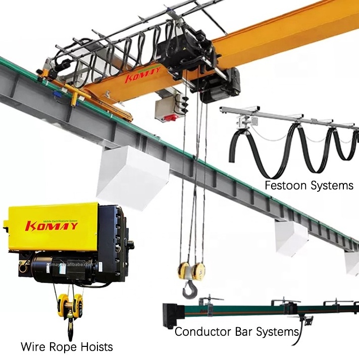 KOMAY Electric Chain Hoist Use 140a Power Rail Enclosed Conductor Bar