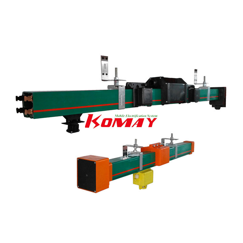 4 Poles Power rail ENclosed Conductor Busbar System 35A-240A PVC Tubular Copper Conductor Bar