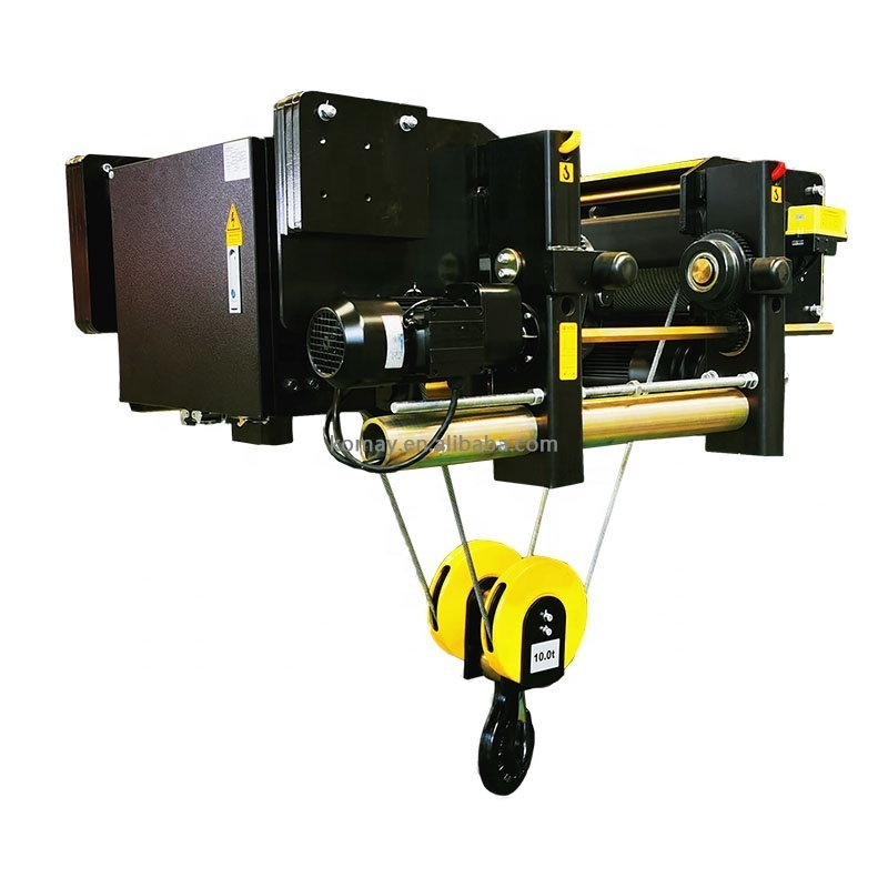 KOMAY Industrial monorail hoist electric wire rope hoist 2t-20t overhead crane hoist with remote control