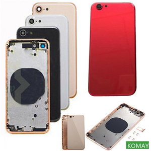 back cover housing replacement for iphone 5S/6G/6P/6S/6SP/7G/7P/8G/8P battery back COVER WITH FRAME