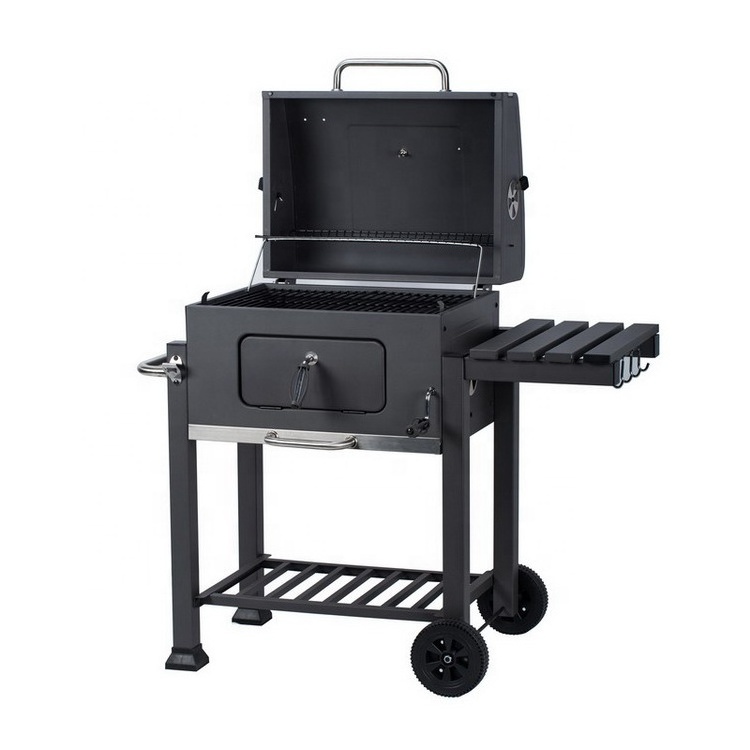 Komenjoy C001  Hot Selling BBQ Grills Charcoal With Thermometer And Chimney For Outdoor