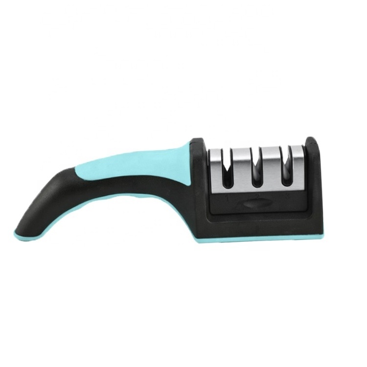 Knife Sharpener 3 Stages Professional Kitchen Sharpening Stone Grinder knives Tungsten Diamond Ceramic Sharpener Tool