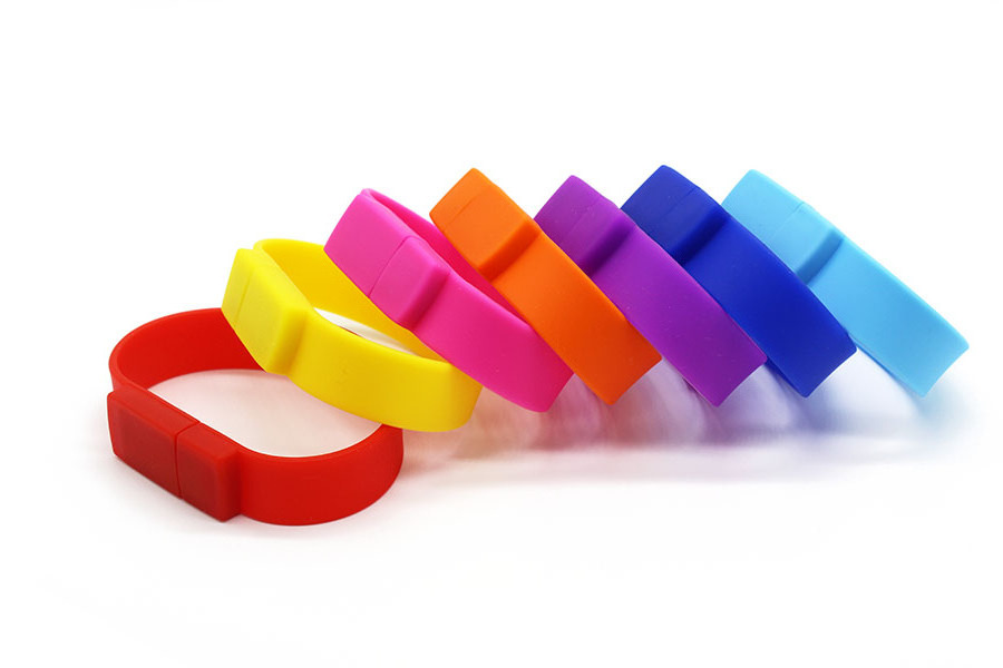 Silicone Bracelet wristband usb flash drives USB2.0 Usb 3.0 Flash Disk