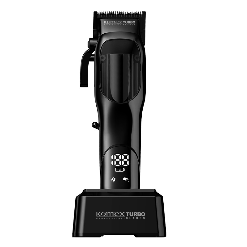 Komex  Pro Electric BLDC Hair Clipper Multifunctional Brushless Motor RPM 11000 Hair Trimmer With Black Graphite Blades