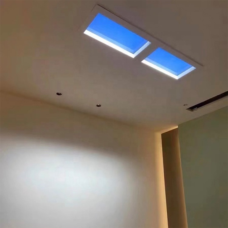 artificial skylight led blue sky ceiling panels led light 600*300 50W 2000-9000k color temperature dimmable