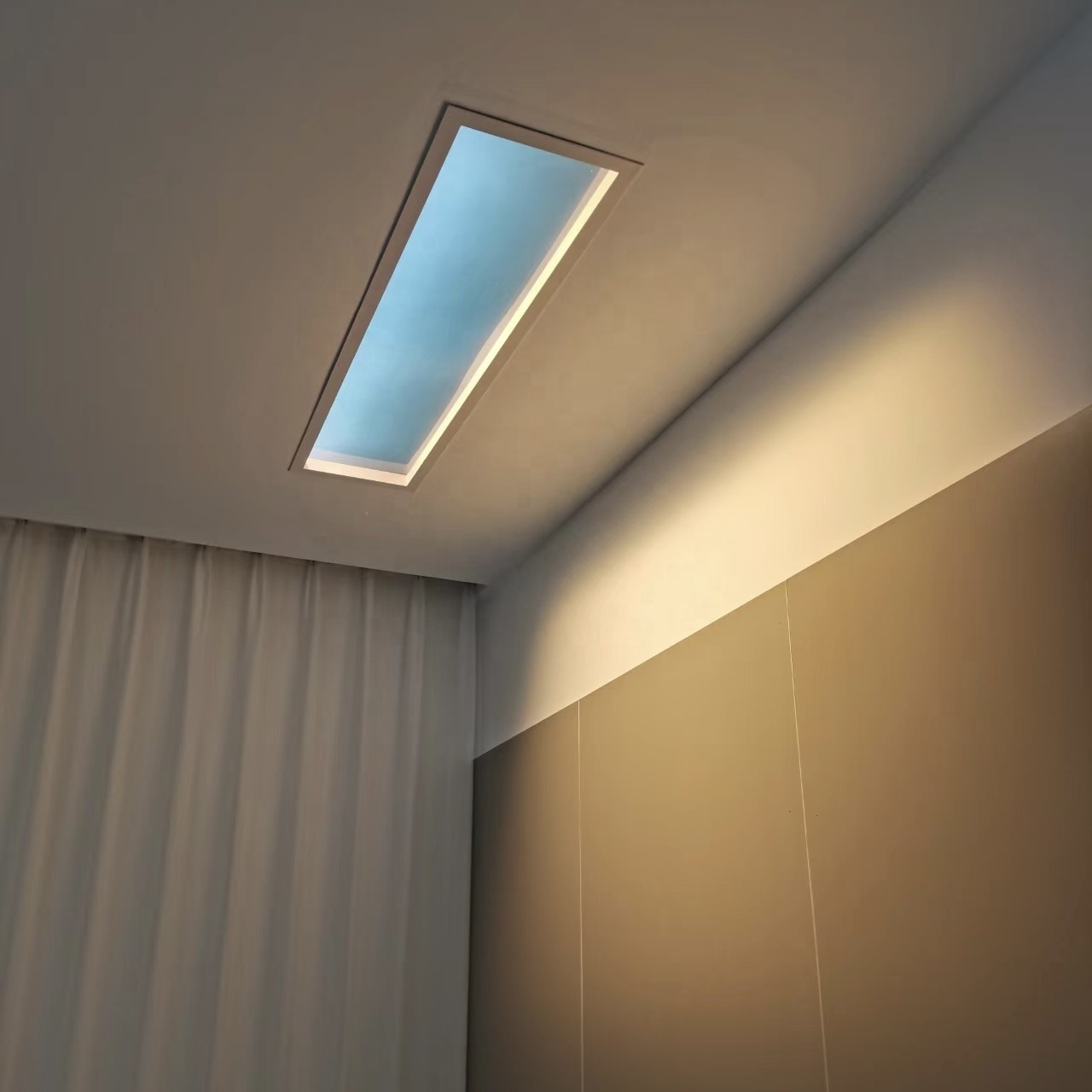 artificial skylight led blue sky ceiling panels sky light ceiling lamp led light 600*600 80W 2000-9000k CCT selectable