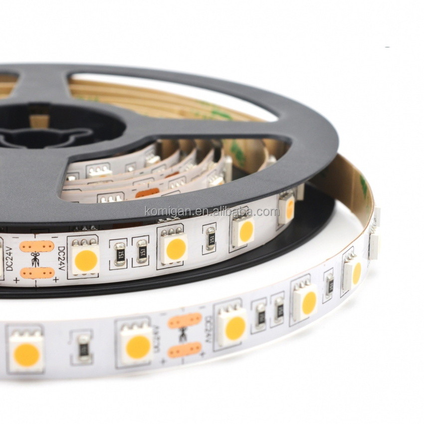 SMD5050 60 leds/m High Quality Brightness SMD5050 60leds RGB color led light strip