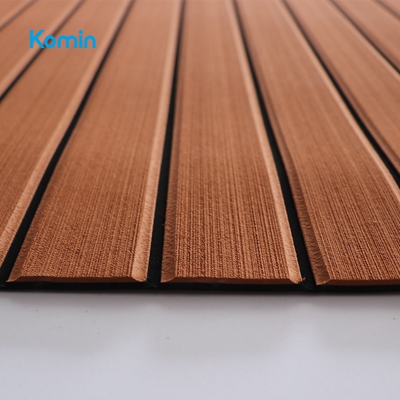 Komin Marine Flooring Faux Teak EVA Foam Non Skid Boat Decking Sheet