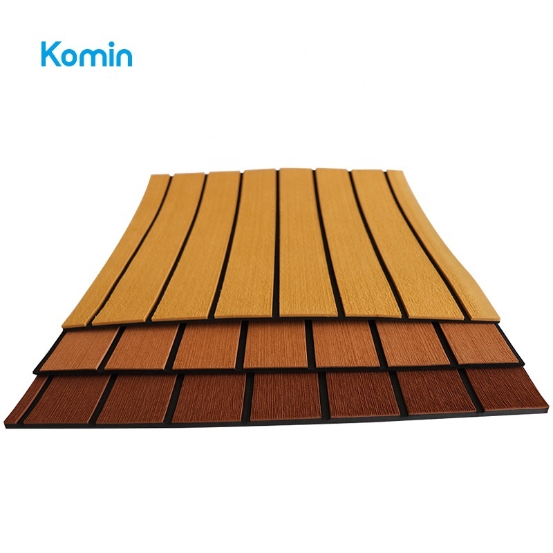 Komin PE/EVA Synthetic Teak Foam Boat Kayak Decking Sheet