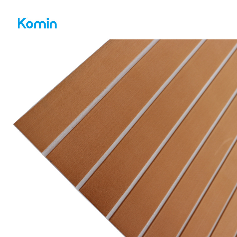 Komin Lightweight Waterproof Outdoor EVA Teak Foam Composite Decking for Boat