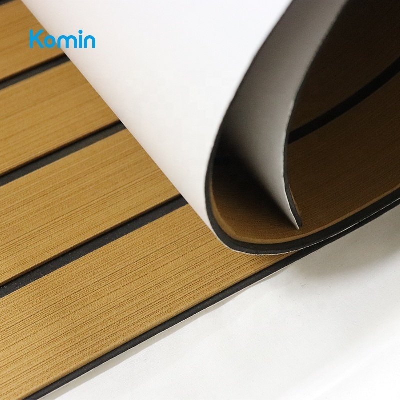 Komin PE/EVA Synthetic Teak Foam Boat Kayak Decking Sheet