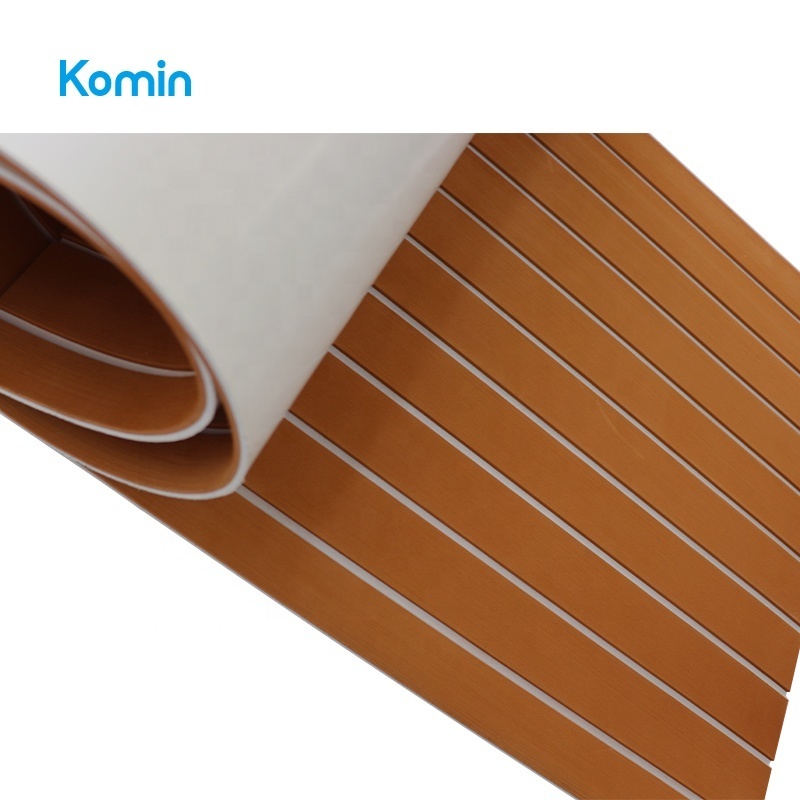 Komin Lightweight Waterproof Outdoor EVA Teak Foam Composite Decking for Boat