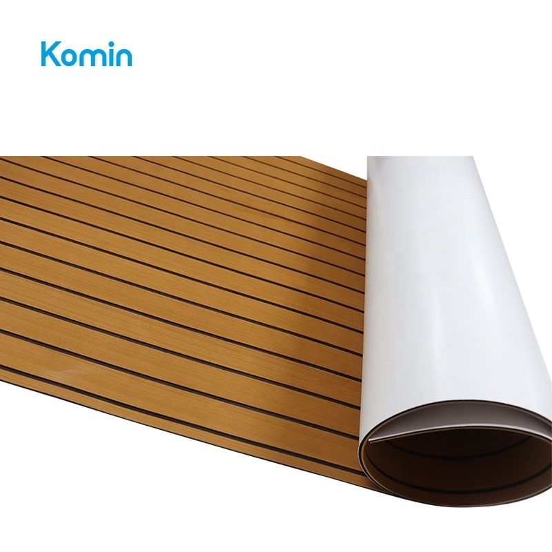 Komin Self Adhesive Marine Decking EVA Foam Non Skid Boat Flooring Sheet