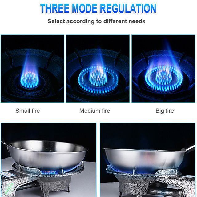 China Hot Selling commercial blue flame mini portable gas stove High Pressure cast iron burner gas cooktop For Outdoor Camping